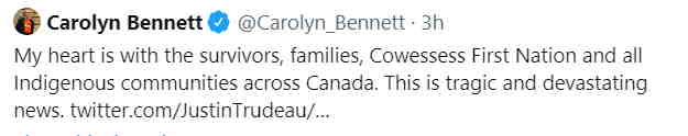 bcbluecon's tweet photo. Same day Bennett took a nasty swipe at Wilson-Raybould #ResignBennett https://t.co/ehbmuJTGU3
