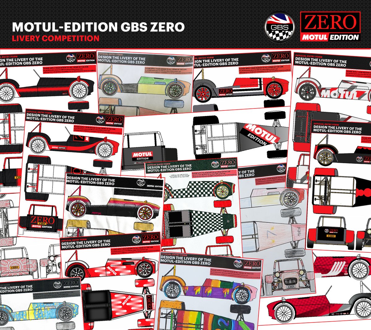 We're delighted to announce the winner of our GBS Zero - Motul Edition livery design competition - well done Martin Lines! The winning design will be revealed on the prototype car when it is unveiled at The Classic at Silverstone in July.

Read more here: lnkd.in/eFimdaY