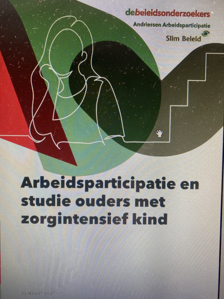 Leest rapport in opdracht van ⁦<a href="/MinVWS/">Ministerie van VWS</a>⁩ Arbeidsparticipatie en studie ouders met zorgintensief EMB ZEVMB kind.
Met een nieuwe term “24/7 mantelzorg….omdat de ouders het als werk zien vanwege vergelijk met professionals, maar uitgebreider door omvang”. #hetebrijdefinitie