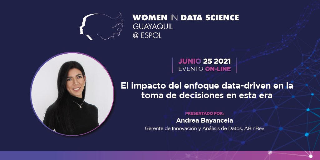 espol's tweet photo. ¡Falta un día! No pierdas la oportunidad de participar en @widsespol, una conferencia regional de @Stanford que busca inspirar y educar a científicos del mundo y visibilizar a destacadas mujeres del área.
Regístrate gratis en: https://t.co/eQFbFbmZPJ https://t.co/w7eq1vplNT