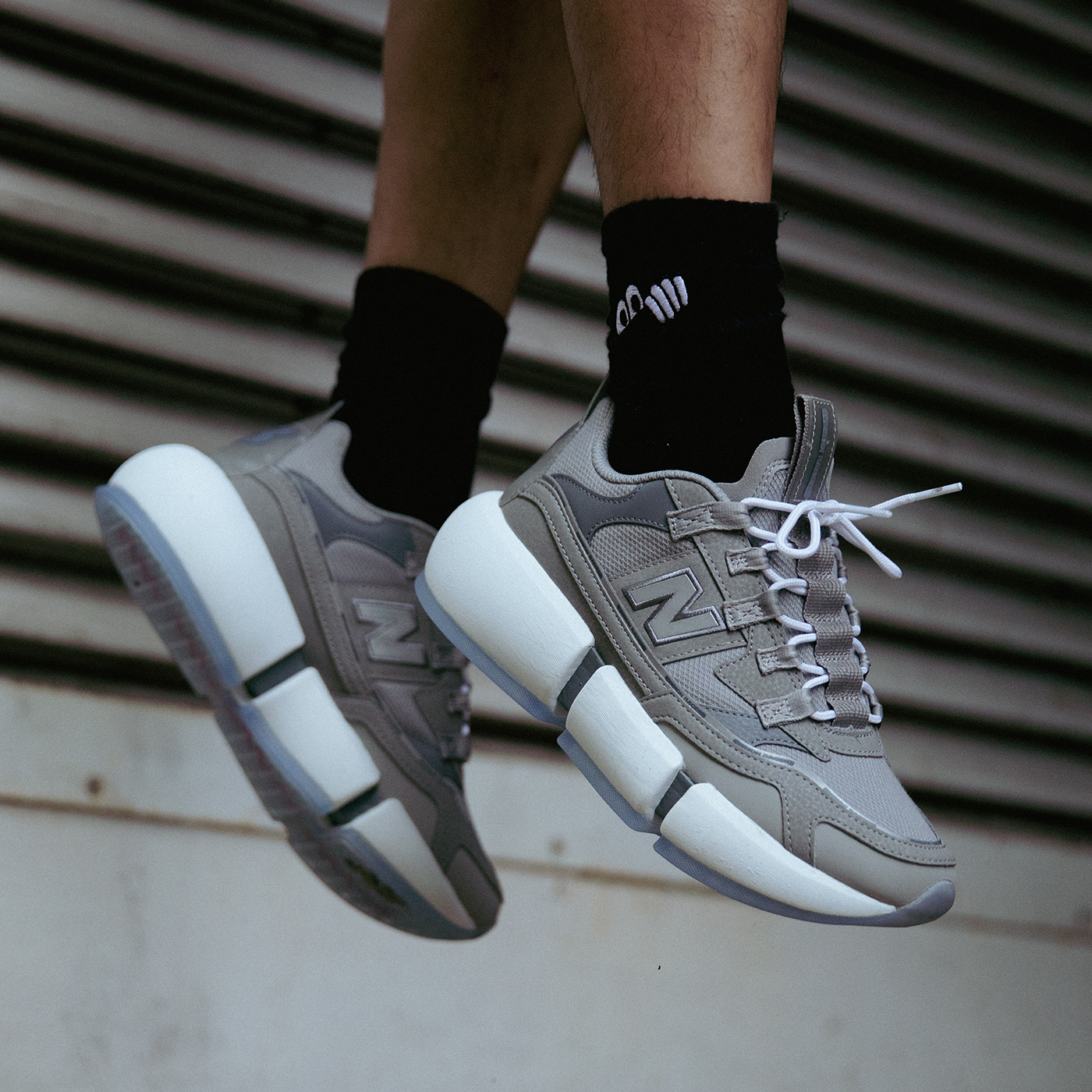 New Balance Jaden Smith Vision Racer Grey Sneakers