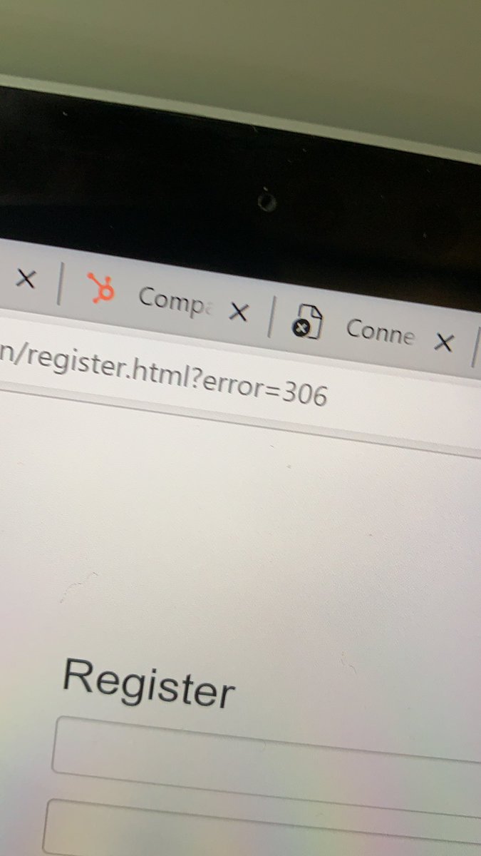 Hey <a href="/transport_wales/">Trafnidiaeth Cymru / Transport for Wales</a> - what is error 306 when trying to register for your wifi? Don’t think registration is working on this train (arrv: 18:13 manc picadilly) Cheers