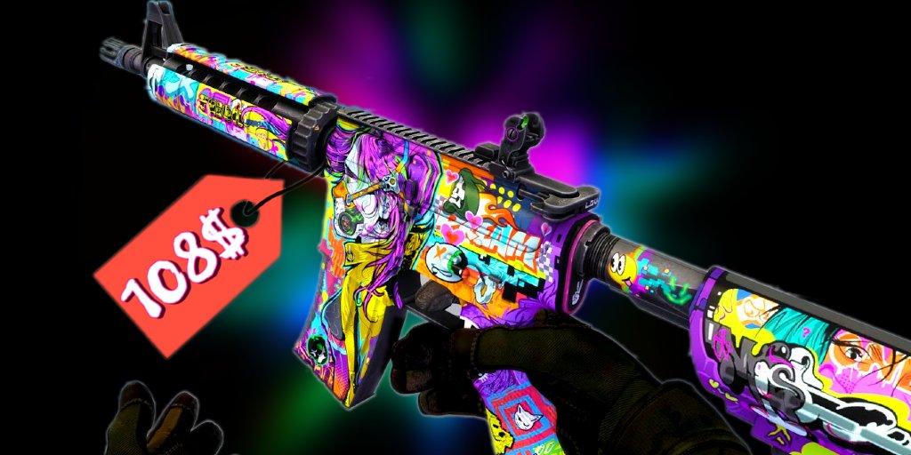 Sorteo exprés de una M4A4 Living Color y cuando lleguemos a los 300 RT pondré un código de skinbaron para el más rápido.

Participa con RT y Follow! 
En 24 horas diré el ganador🤙🏽

Logueate para canjear el código: skinbaron.com/partner/FlipiN