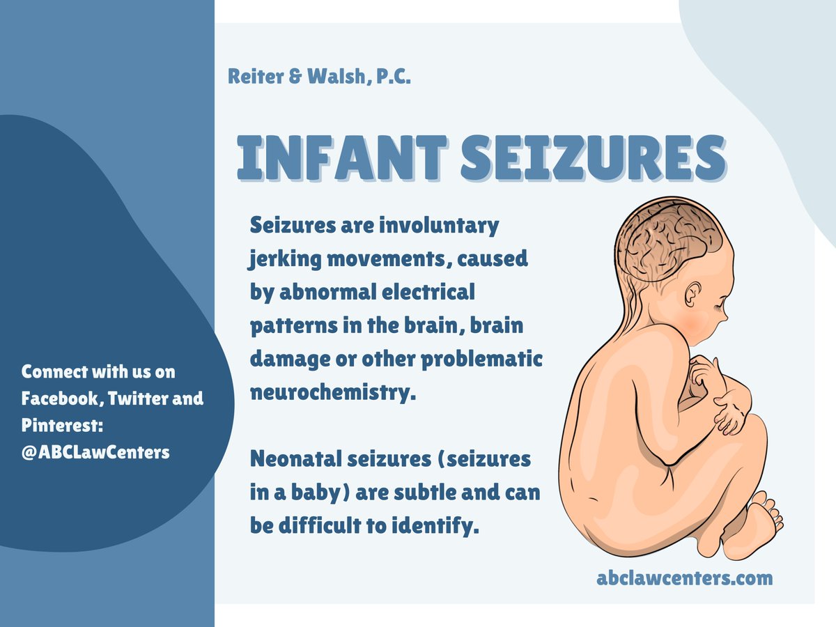 What are neonatal (infant) seizures? And what causes #neonatalseizures? The most common causes are related to hypoxic-ischemic encephalopathy (#HIE or #birthasphyxia). Other causes can include infections, traumatic brain injuries and prolonged labor and delivery.