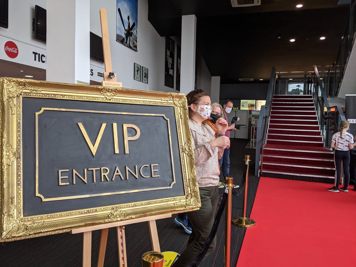 CorkMidsummer's tweet photo. ⭐ The stars of @thekabinstudio at the premiere of 'Throwing Shapes' today at @GateCinemas! 

Available to watch from 6pm tomorrow on the CMF Youtube channel.

Read more 👉 https://t.co/SlMZcY54u6 https://t.co/H4GItZ5ddI