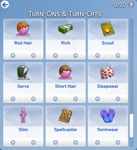 LlamaMamaSims's tweet photo. It's finally here!  I finished the last of the new icons last night, and my Selective Attraction mod is ready for it's first pre-release!  As I've covered before, this release lacks gameplay functionality, that's up next.

Find it on my Patreon:
https://t.co/r6SfReiJJE https://t.co/2vAQmfjwce