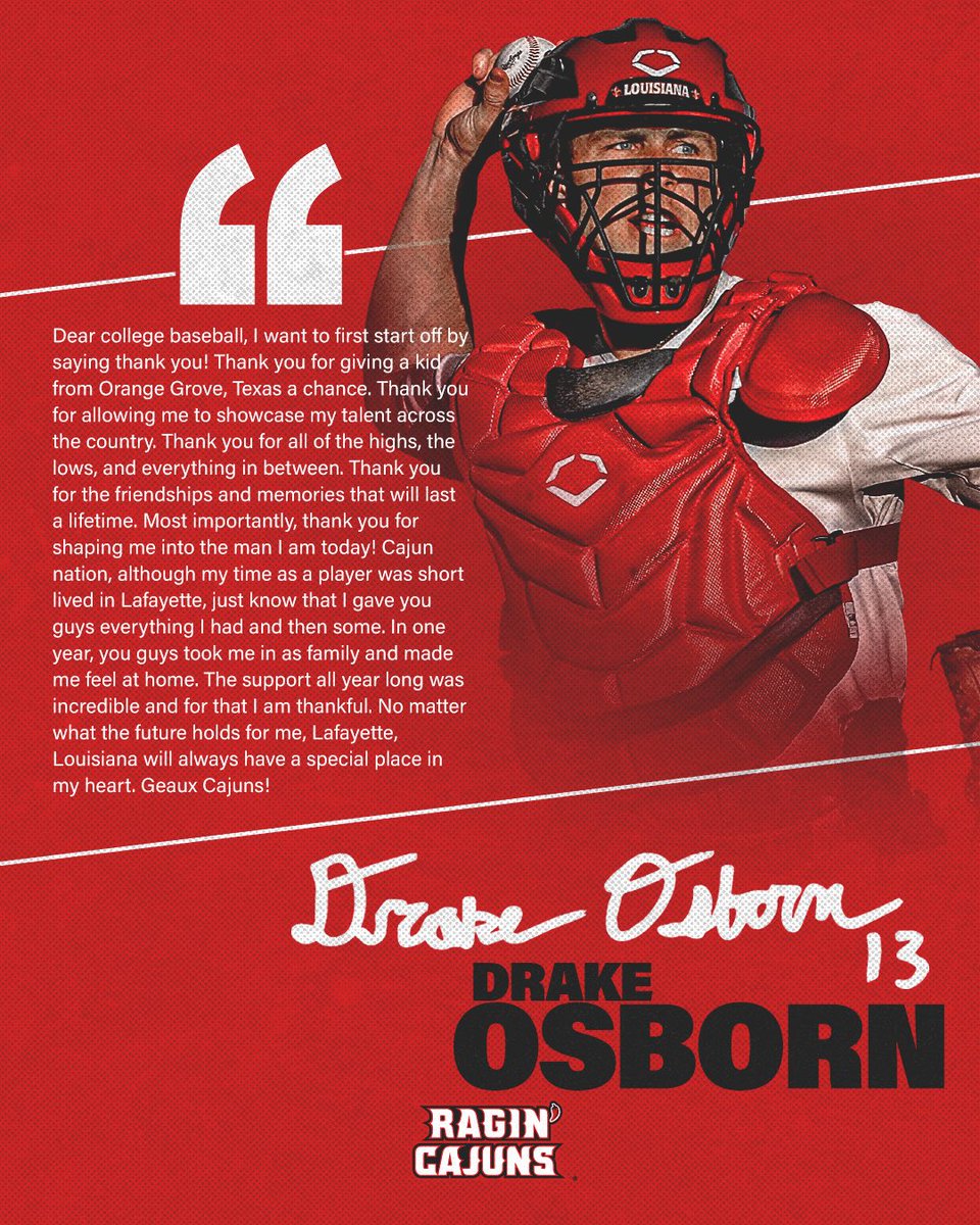 Louisiana Ragin’ Cajuns® Baseball tweet media