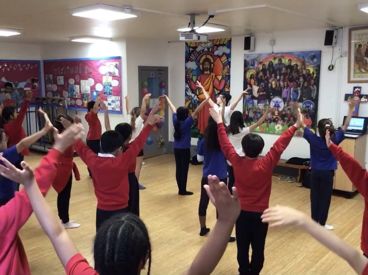 Well done for a brilliant Heath and Well-being day Holy Trinity! You danced, skipped, kicked, caught and laughed ⭐️ we are proud of you!