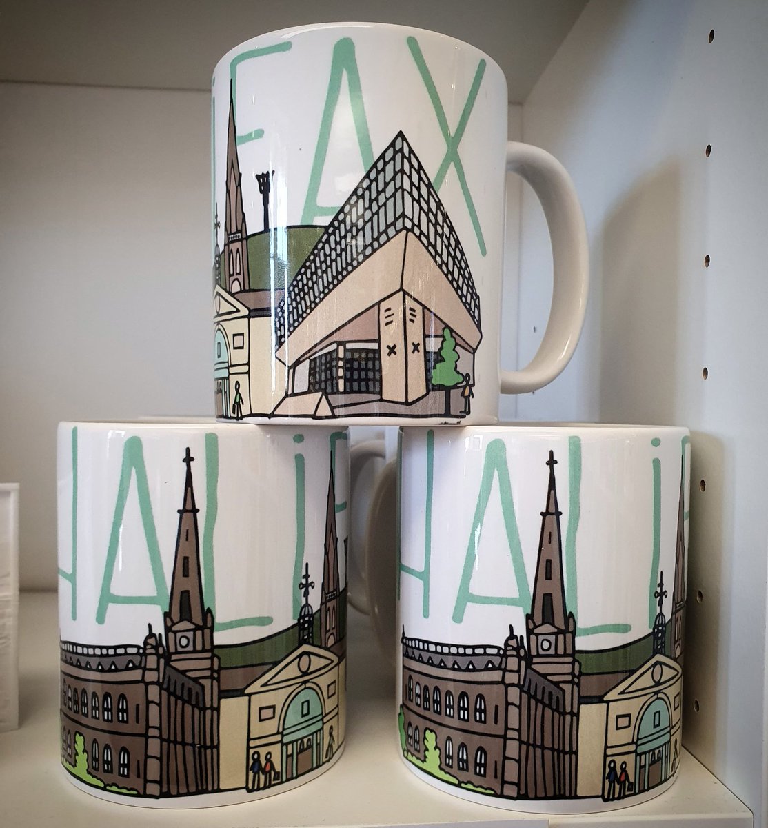CustardCreate's tweet photo. *NEW IN STORE** #halifax mugs have now been added to our #gifts collection at The Piece Hall!! #halifaxtown #halifaxgifts #thepiecehall #thepiecehallhalifax #piecehall #custardcreate https://t.co/TmBvus7IKm