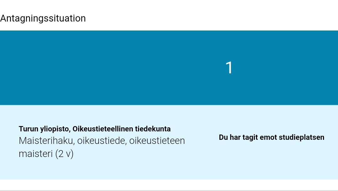 albert_mattsson's tweet image. Samma stad, bekant universitet, mutta kieli vaihtuu. Innolla odotan syksyllä alkavia opintoja @UniTurkuLaw:ssa!