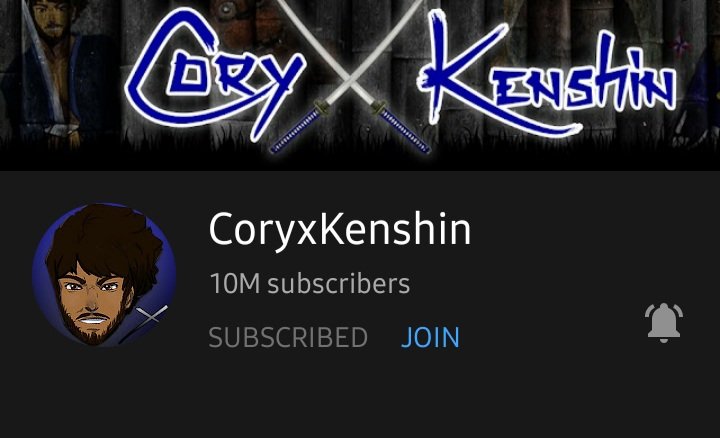 STFUIDCSORRY's tweet image. Congrats @CoryxKenshin On 10mil #SamuraiForever
