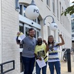 Imagen del comienzo del Tweet: Estamos a salvo y nuestras multas