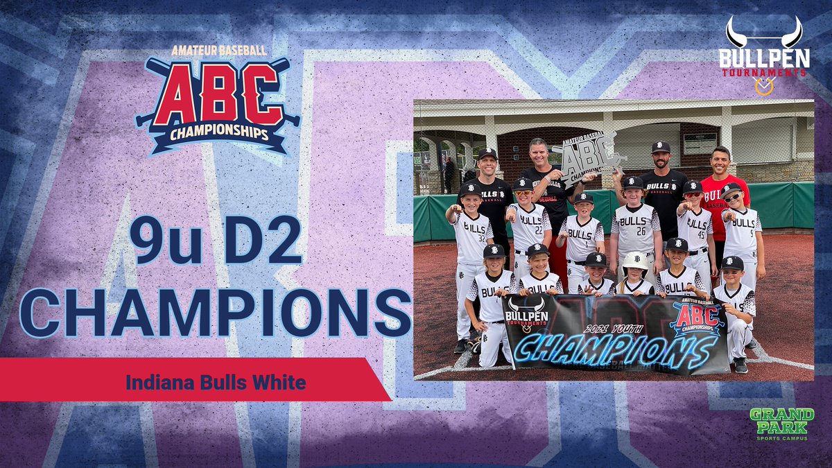 Bullpenevents's tweet photo. Wanted to give a quick s/o to this past weekend's YABC 9u D2 winner! (weather couldn't hold off the picture forever) 

Congratulations to Indiana Bulls White! 🏆

#WhereBaseballMatters https://t.co/qGJdvmbDYB