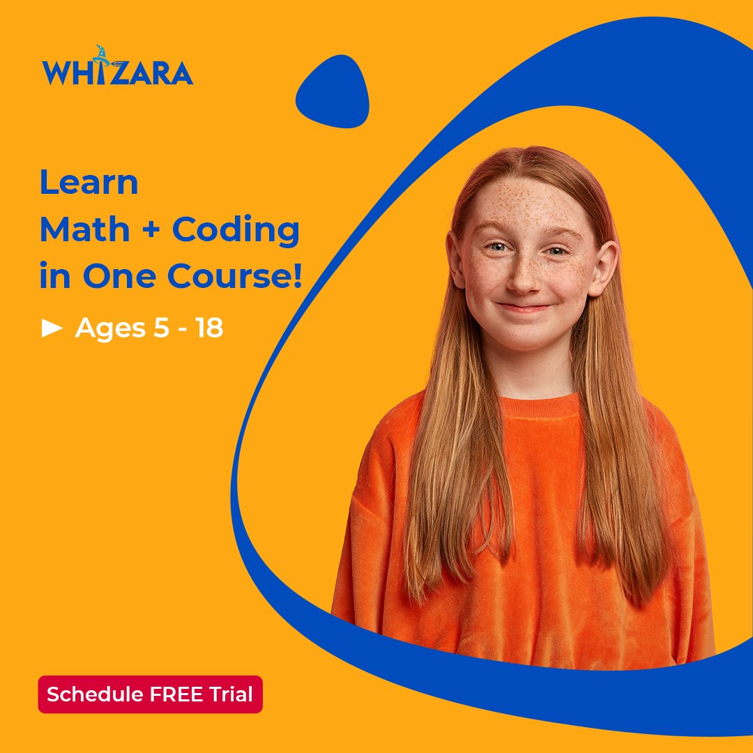 learnatwhizara's tweet image. One:one live online math classes. Get ahead in math with Whizara’s innovative summer bridge courses. It’s not just math - it’s math+coding in one course!
👉 Sign up for a FREE trial class now: whizara.com/one-on-one-fre…
#codingforkids #summercodingclass #learnmath