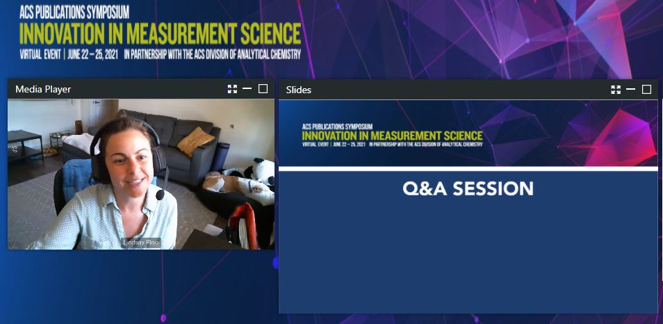 JProteomeRes's tweet image. A big thank you to our EAB members @lkpino and @MReid_MassSpec for moderating this excellent session and for the great discussion! Thanks also to our speakers and all who attended -- in case you missed it, it will be available on-demand. #MeasurementScience #PTMs #proteomics