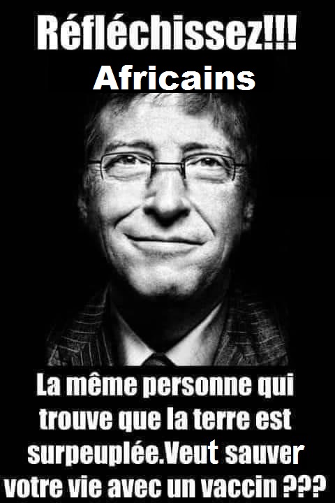 #Afrique,☀️ Le #plan a été démasqué. La #crise sanitaire COVID-19 est un #business😲 pour les #impérialistes👨‍✈️. Le #Vaccin est une #arme #biologique silencieuse😲 #destinée à réduire la #population mondiale.😲