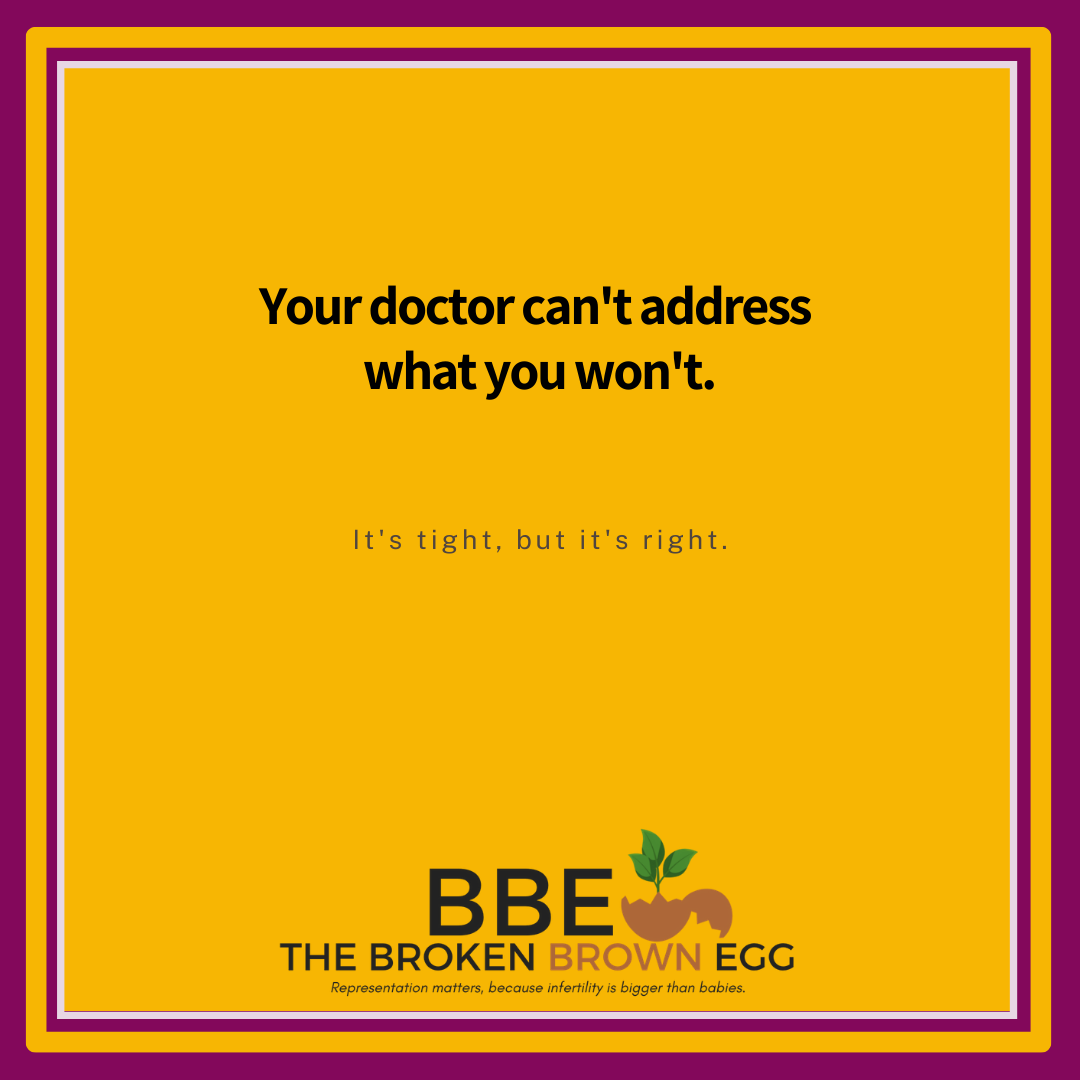 If you can't say Amen, say Ouch.

#TheBrokenBrownEgg #infertility #infertilityfacts