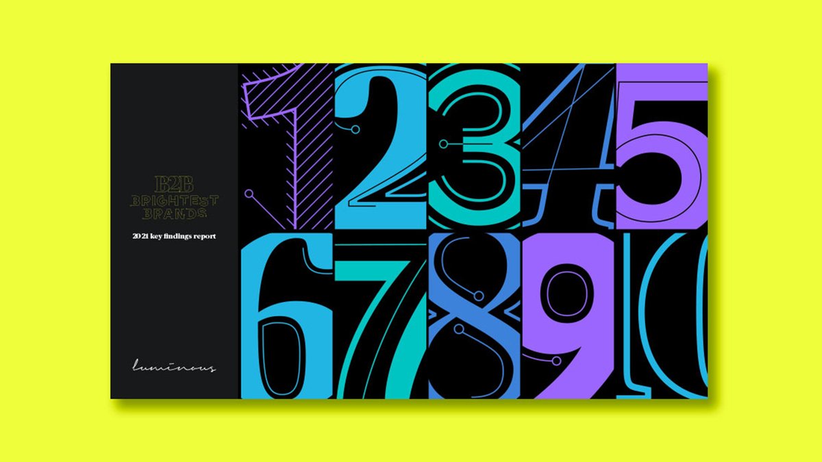 Thank you to everyone who joined today's B2B Brightest Brands event on 'How brightly are professional services brands shining?'. Please get in touch if you'd like a copy of the recording and slides, and to download the key findings report, visit bit.ly/2Uv0QL3