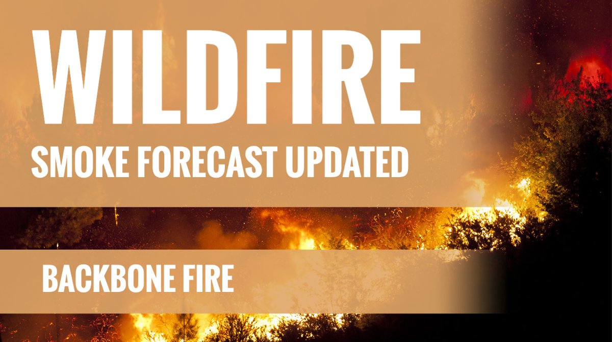 ArizonaDEQ's tweet photo. ADEQ has UPDATED the #BackboneFire Wildfire Smoke Forecast. See how the #smoke is affecting your local community #CampVerde #StrawberryAZ #PineAZ #Payson #HappyJack #Heber #ShowLow #AZFires #AZFire
Learn More: https://t.co/OcMFpNusdJ https://t.co/nBPl4tp9sV