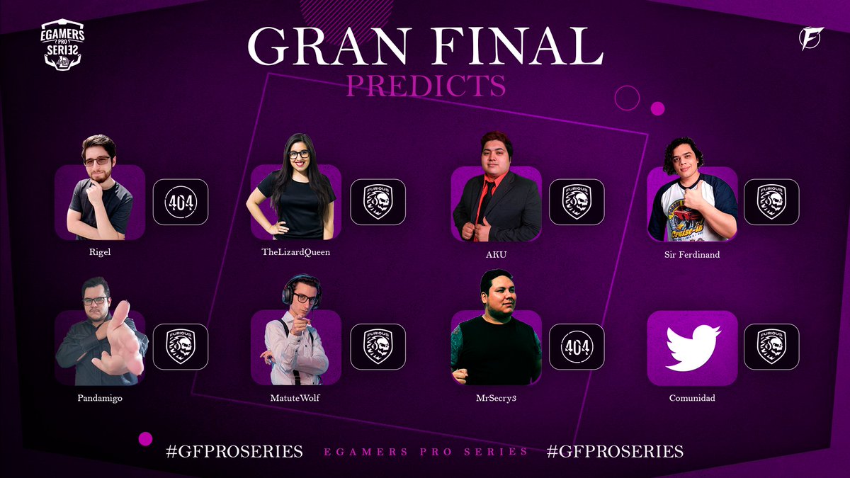 eGamersGG's tweet photo. #EPSWR • PREDICTS 

Nuestros casters han hablado y ¡tú también!

A pocas horas de la GRAN FINAL, te presentamos los predicts del gran campeón. 

¿Cuál es tu equipo favorito?
No te olvides de apoyarlo HOY, a través de nuestra canal de Twitch. 

#NothingStopsUsEGS🤖 https://t.co/W53aYF1QIA