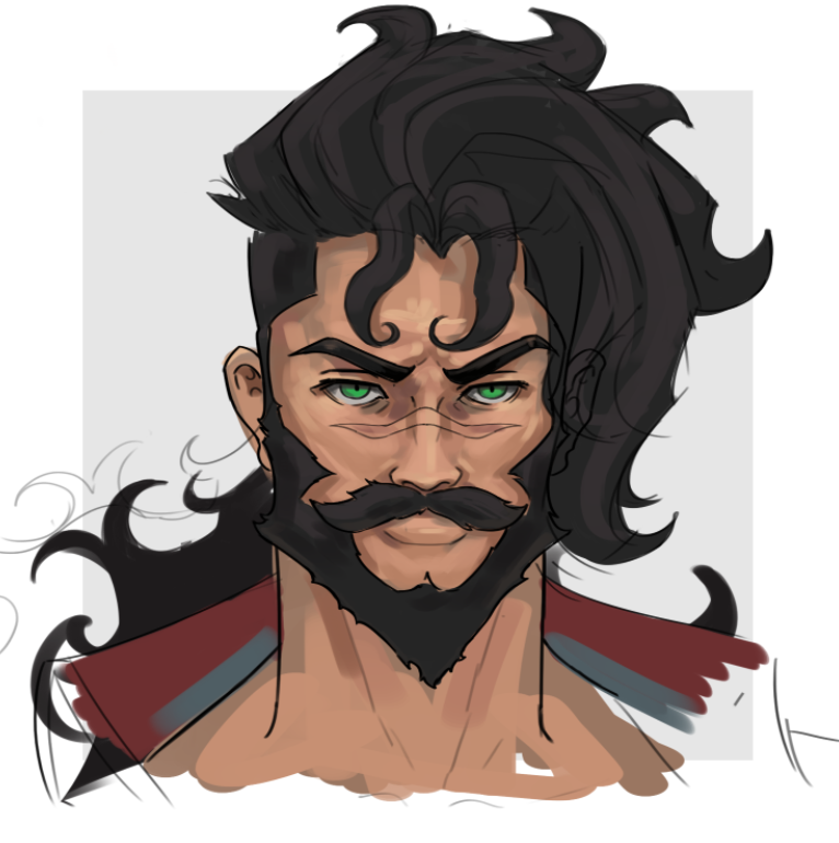 WinterbornGames's tweet photo. Some more portraits for our UI as we show off some of the early companions in Amante Steele and Michael Keens. Both characters will have a chance to join your party early on in Externus: Path of the Solari! Let @MoudyHamo know what you think of the artwork #indiegame https://t.co/ht3MjFN1c2