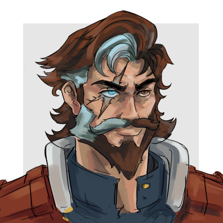 WinterbornGames's tweet photo. Some more portraits for our UI as we show off some of the early companions in Amante Steele and Michael Keens. Both characters will have a chance to join your party early on in Externus: Path of the Solari! Let @MoudyHamo know what you think of the artwork #indiegame https://t.co/ht3MjFN1c2