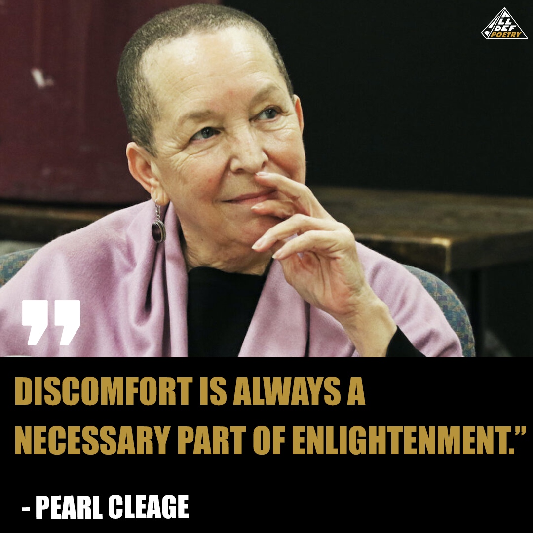 AllDefPoetry's tweet photo. “Discomfort is always a necessary part of enlightenment.” ― Pearl Cleage @pearlcleage
#WriteOn #AllDefPoetry #DefPoet #WeArePoets #UseYourVoice #LiftYourPen https://t.co/xGo2NXeZ7l