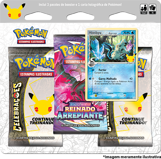 PokeGuardian's tweet photo. The Celebrations Product images for Brazil revealed Dragapult Prime, Zacian LV.X, Light Toxtricity, Mimikyu δ (Delta Species) and Hydreigon C

Read more on PokeGuardian

https://t.co/Rf6MTgs0vv

#Pokemon25 https://t.co/5QKyQr4MBd