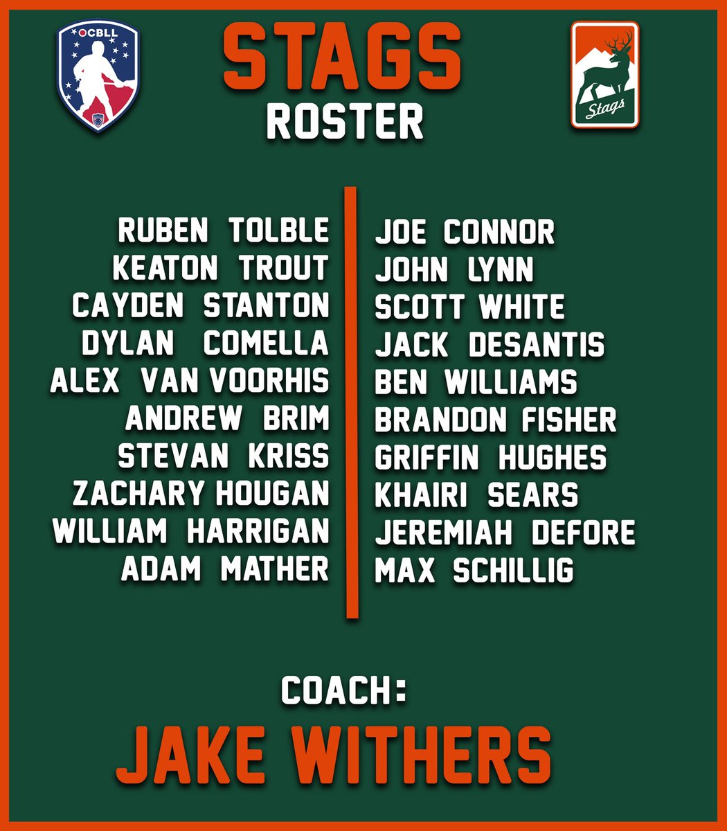 OHCBoxLax's tweet photo. Rosters for the 2021 OCBLL season! #OCBLL @USBOXLA https://t.co/y1uqOKTkP3