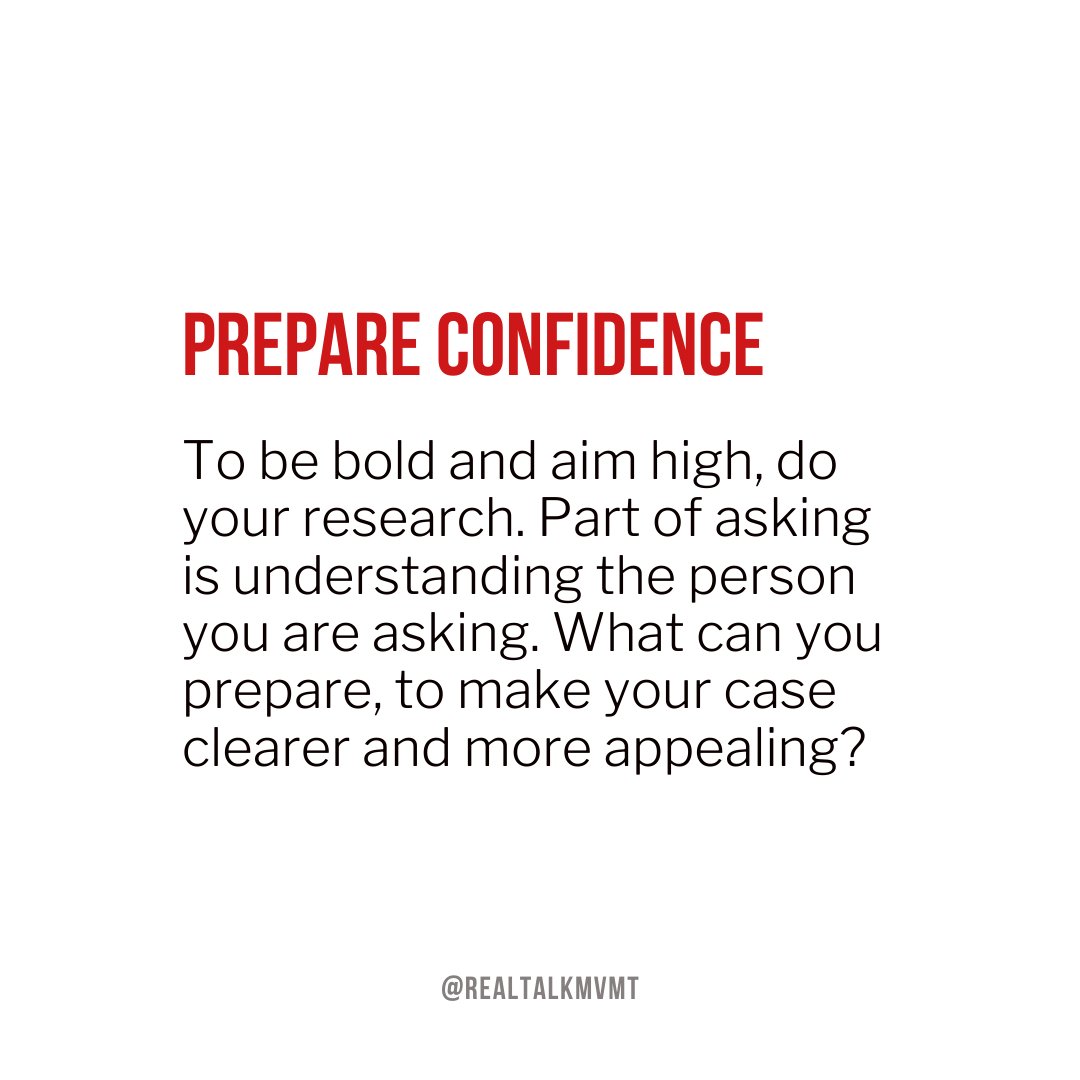 It isn't always easy to ask for what we need. We worry that others will see us as pushy or demanding, or that we'll be turned down. But asking for what you need is a necessary part of life, especially in taking care of your emotional and financial health.

#mindset #realtalk