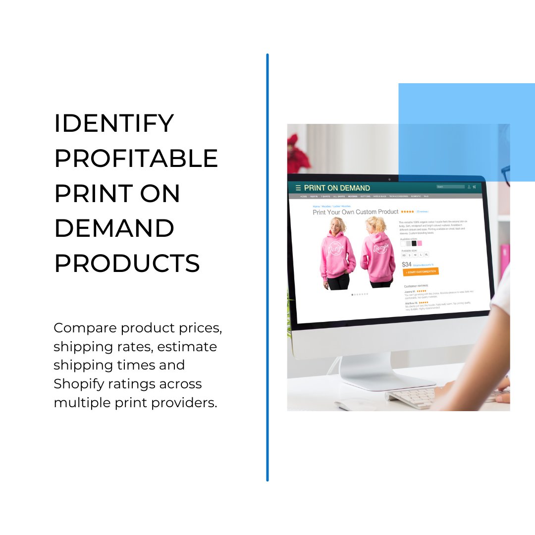 POD Informer makes it easy to identify profitable Print on Demand products. Compare product prices, shipping rates, estimate shipping times and Shopify ratings across multiple print providers. Find out how. Link in bio.

#printon #earnmoneyonlineusa  #printdesign
