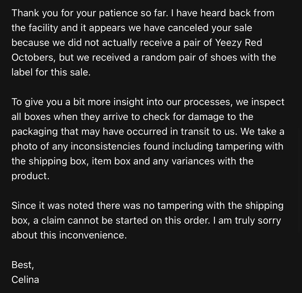 Nice on Twitter: "Looks like someone's October” Nike Air Yeezy 2's got lost at StockX. 🤒🚩 Developing 📲https://t.co/eK7lzYZcT1 https://t.co/CUfTVQNvrH" / Twitter