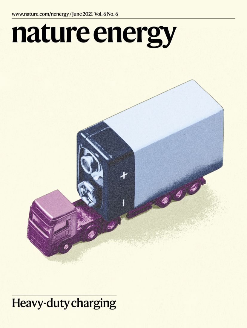 NatureEnergyJnl's tweet image. This month's cover goes to Matteo Muratori @NREL and team, who use real-world drive-cycle data to explore the potential for heavy-duty truck electrification go.nature.com/3cYnodp