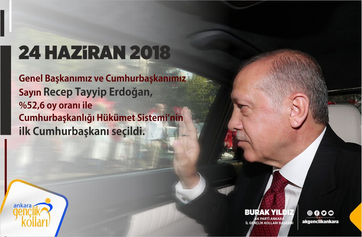 Hep birlikte nice AK yıllara, zaferlere Sayın Cumhurbaşkanım 🇹🇷

#24Haziran
#WeAreErdogan