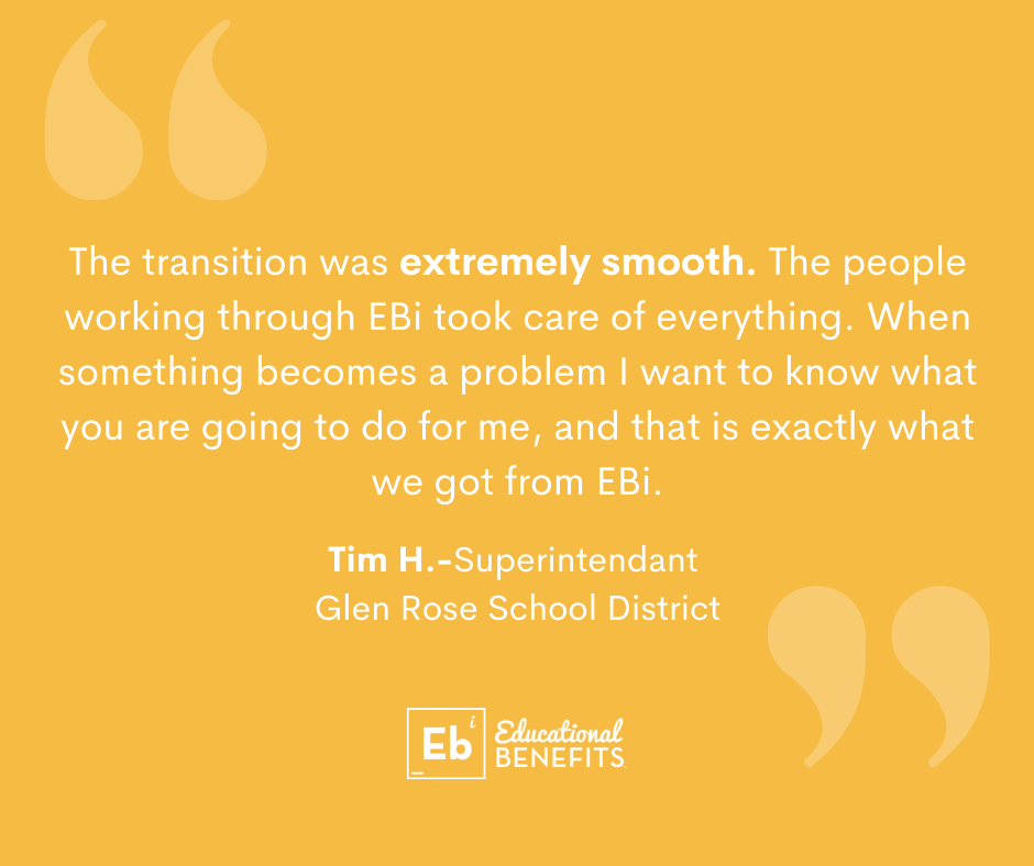 EBiTeam's tweet photo. One of our primary goals is the ensure your transition is smooth. We are always here to answer any questions or concerns our clients may have.
#arkansasschools #ebiteam #educationalbenefits https://t.co/Co5JeTl055