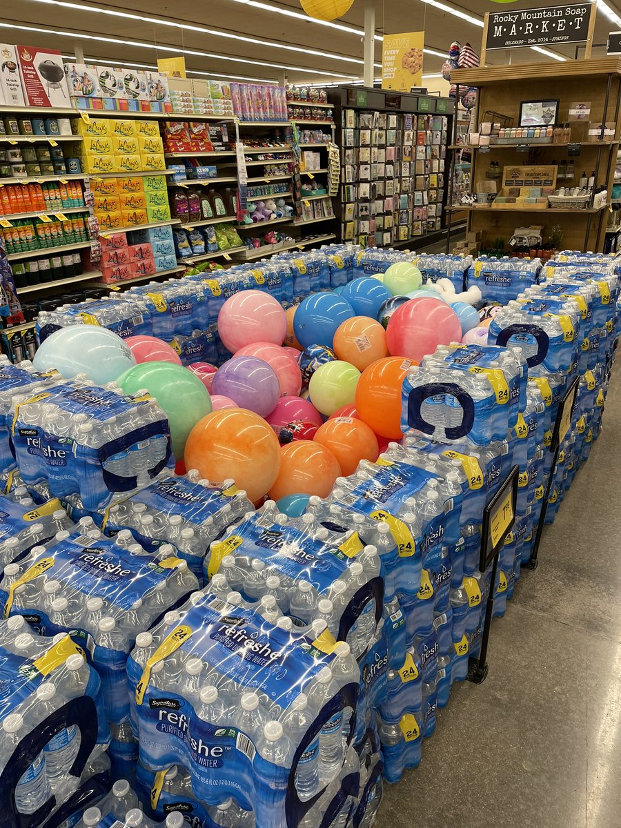 kkheim's tweet photo. @KarenKilgariff @GHardstark My daughter just suggested I jump into the “ball pit” at Safeway. 😂 wonder what’s lurking at the bottom of that?! https://t.co/XiYaRJUKOO