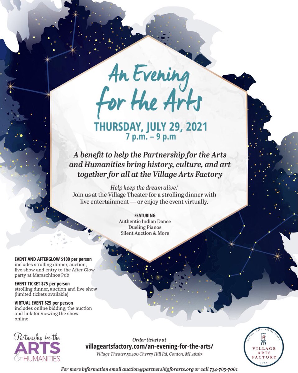 PartnershipArt's tweet photo. Help keep the dream alive! This will be our biggest fundraiser of the year. Get your tickets now: https://t.co/XLaIn1q13A
#cantonmi #cantonmichigan #arts #thingstodoinmichigan #thingstodo https://t.co/5Mk8Yru1RO