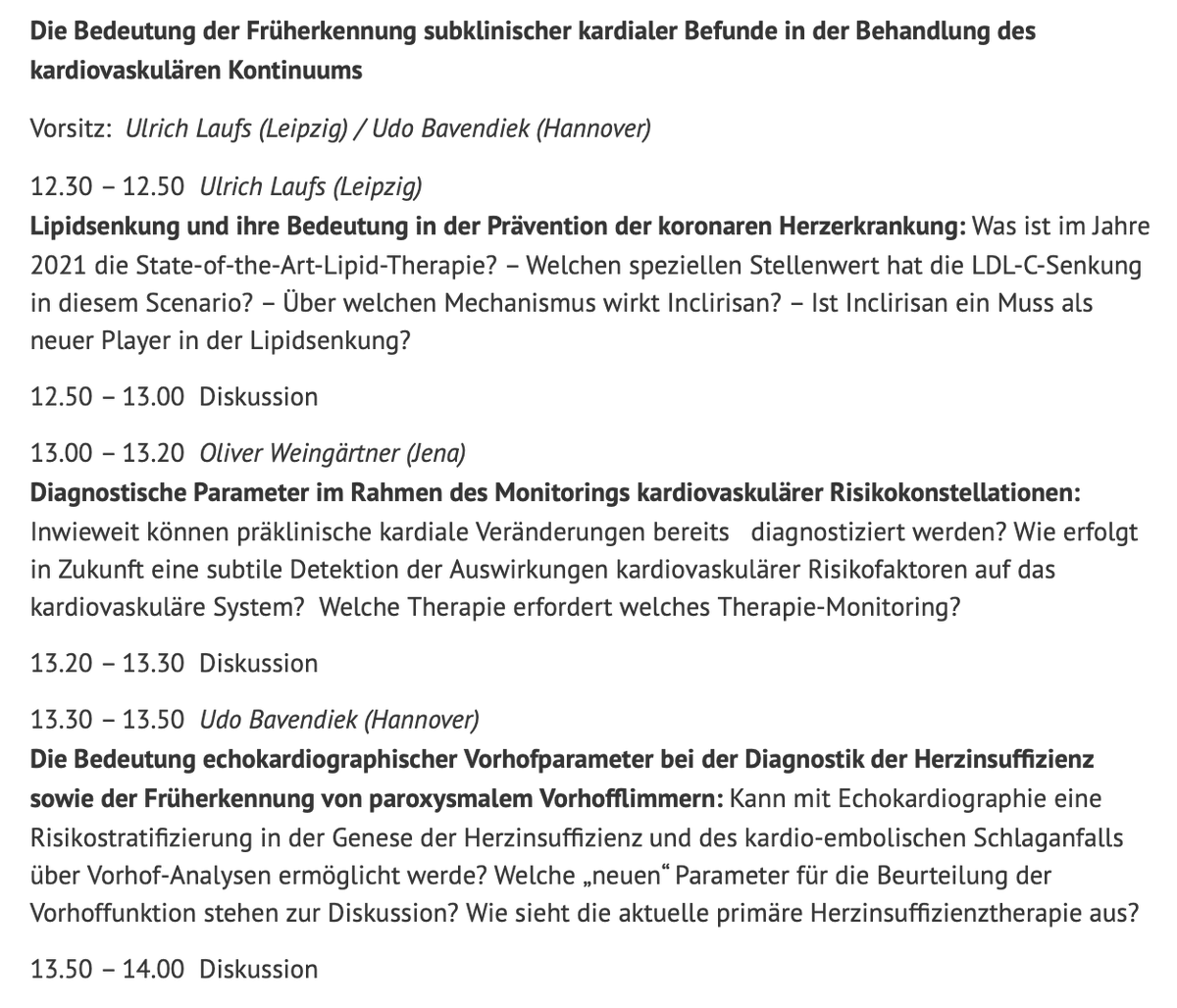 KardiologieHH's tweet photo. In 15 Minuten nächste Session auf dem #MDEK2021DGK:

❤️Die Bedeutung der Früherkennung subklinischer kardialer Befunde in der Behandlung des kardiovaskulären Kontinuums (by @Novartis)

@Echo_DGK_GER @NMerke @echo_stepbystep #prevention #FightCAD https://t.co/NhD7TozcfH