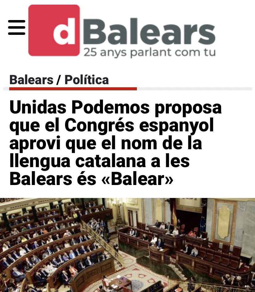 Això passa quan algú elabora lleis des dels despatxos sense entendre la realitat dels carrers. Mai, absolutament mai, li hem dit balear. MAI. 

Quin despropòsit. Quina vergonya.