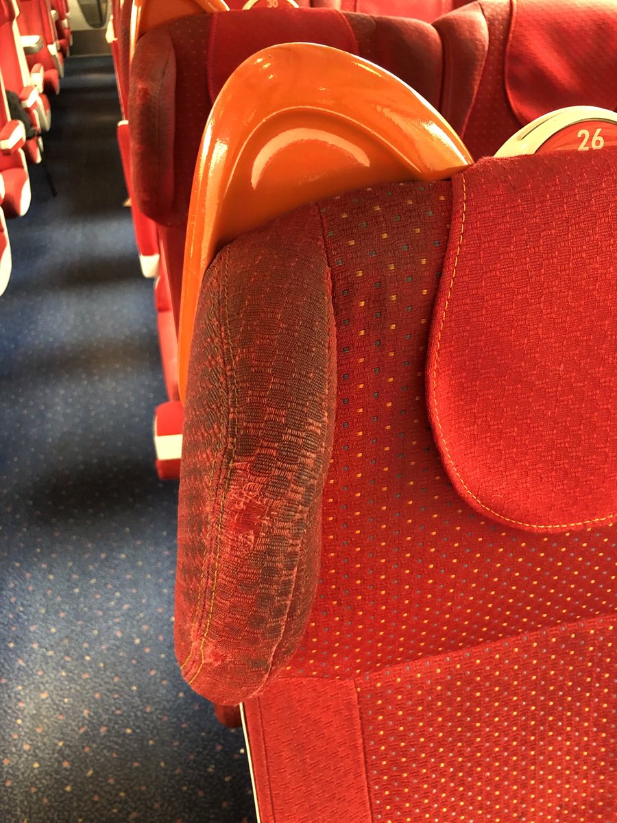 Barkersammy's tweet image. ⁦@EastMidRailway⁩ these were the seats we were expected to sit on, had to pay £87 to upgrade, disgusting!!1632 from St Pan to Sheffield today!