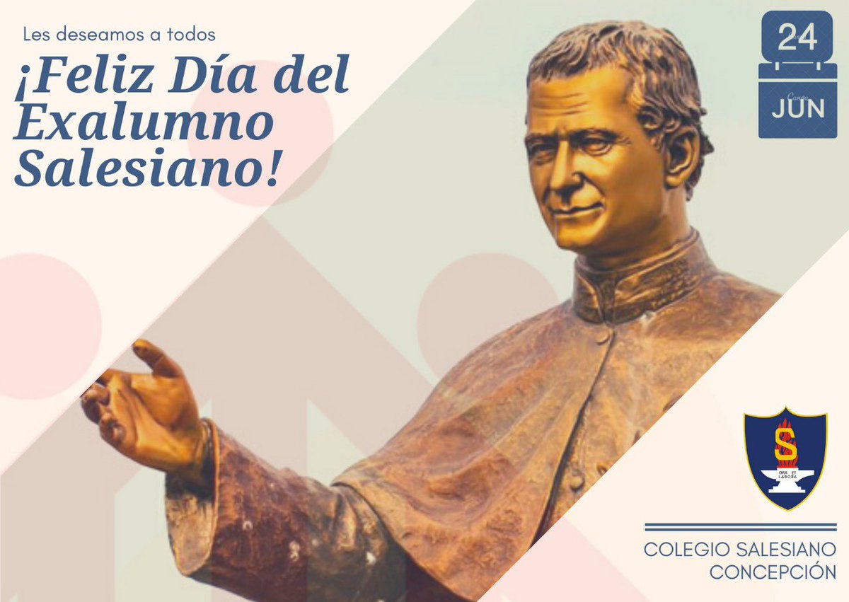 Salesianosconce's tweet photo. En este día celebramos y felicitamos a todos los Exalumnos Salesianos que han cursado estudios en esta Casa Salesiana de Concepción. https://t.co/2YUjjGKBSj