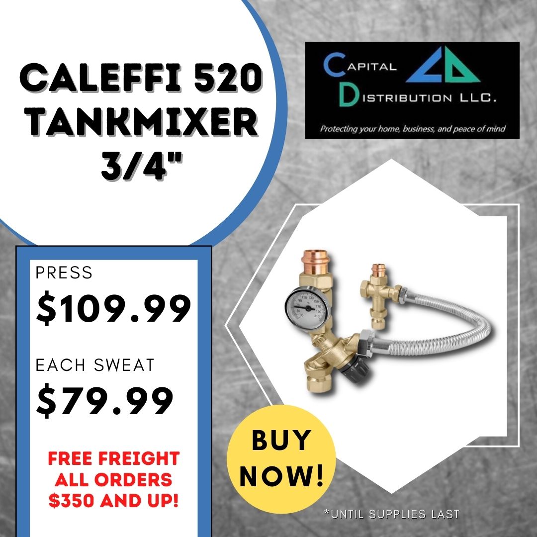 smartvalve1's tweet photo. Good news!

We are offering a special discount package for the Caleffi Tankmixer.

For $350 worth of orders, get free freight!

Buy now while supplies last:
https://t.co/qu32eELKUL https://t.co/GNUtJAXQFG