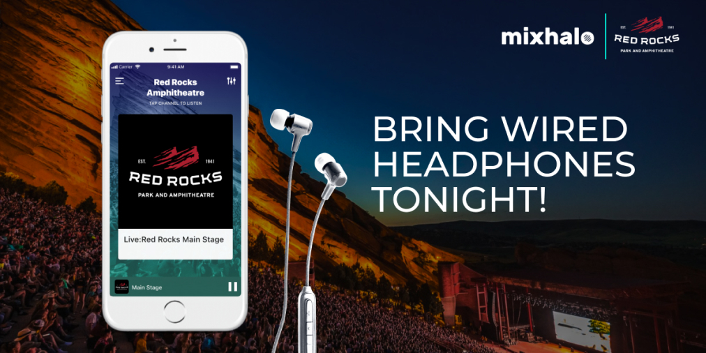 Red Rocks is now asking all attendees locateed behind the 40th row to bring headphones to better enjoy their audio experience