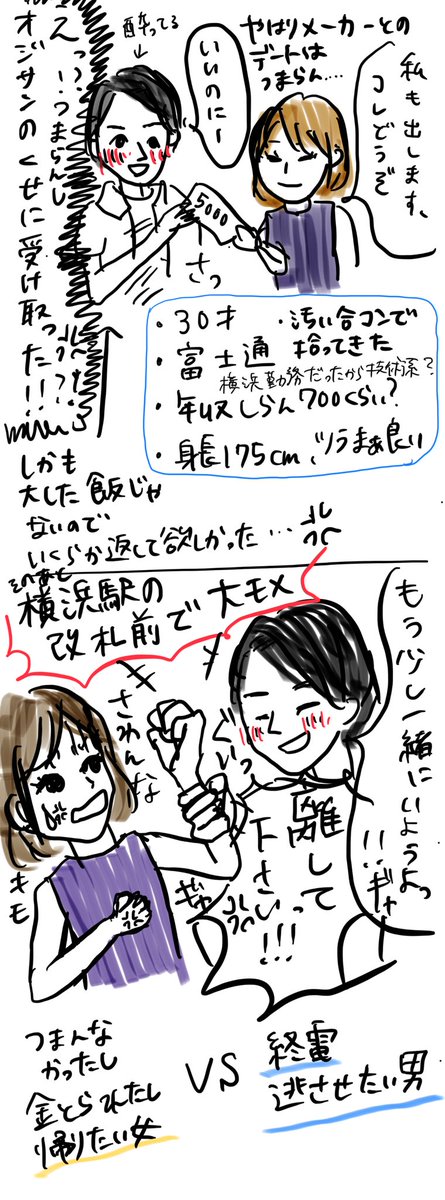 NRIに目標を定める前にも、色々試してるのですよ…😊記憶に残る最悪のデート #KUKU婚活 #KUKU漫画 