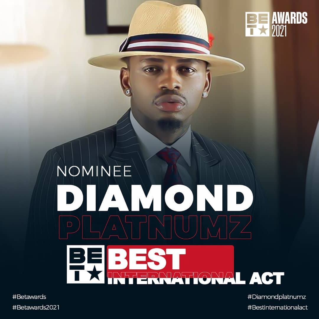 Baba_tj1's tweet photo. @diamondplatnumz BET AWARDS 2021

#BESTINTERNATIONALACT 
 #BETAWARDS2021 #BETAWARDS 

@betawards @bet_africa @bet @bet_intl @bet_uk 

#baba_tj #Wcb4life  #diamondplatnumz #simba #chibu #betawards2021 https://t.co/dVEuQgf0jq