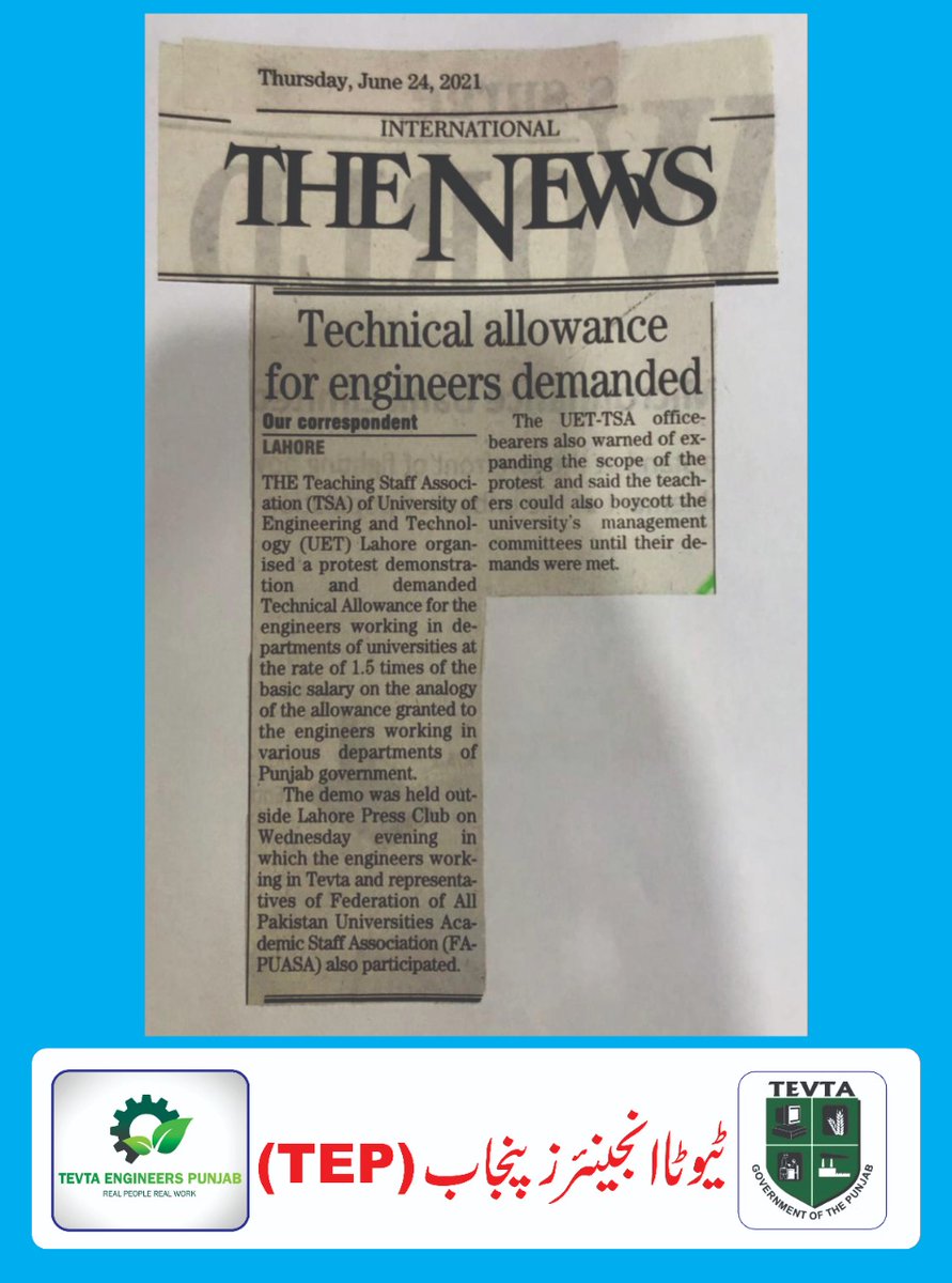 TEVTA Engineers Punjab tweet media