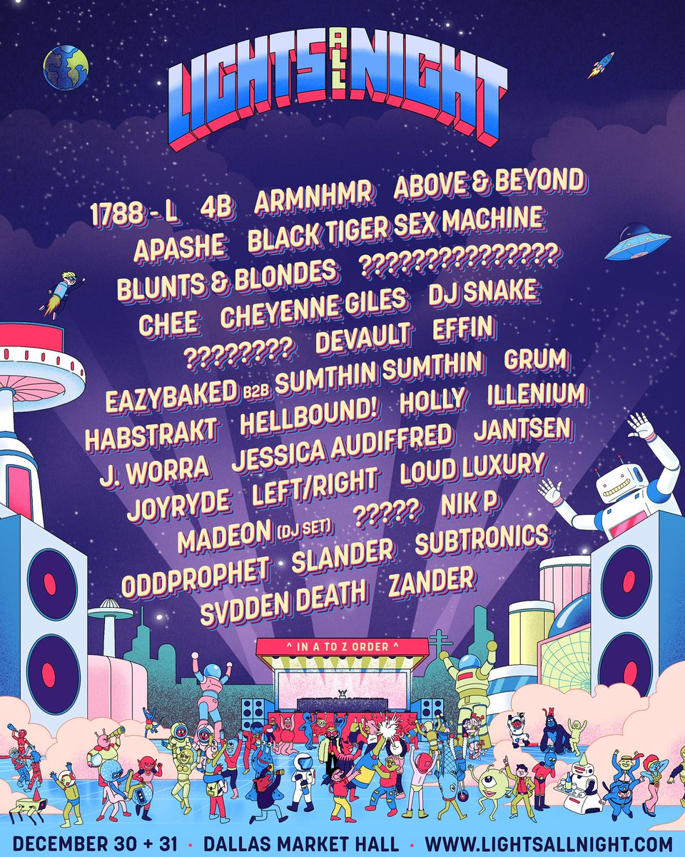 Lights All Night Festival 2021 Lineup, Tickets and Dates