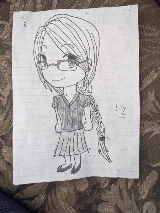 my friend sent me this drawing I made for her when I was 17 and

how… did i get from there to here

it's a miracle I became an artist at all😂 