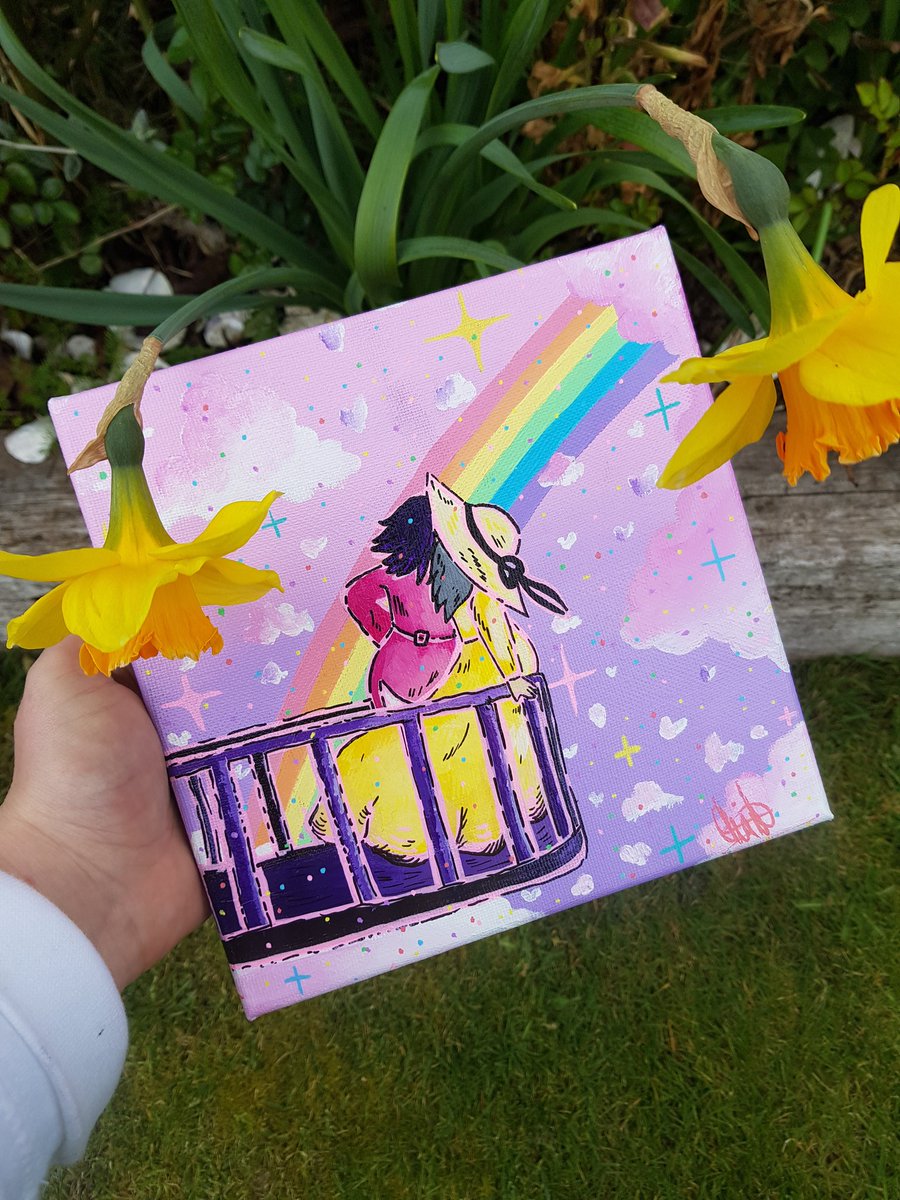 I want to sell my sophie and howl painting so much 🥺 free worldwide shipping, use promo code 50OFF!!💖
silvertonartstore.com