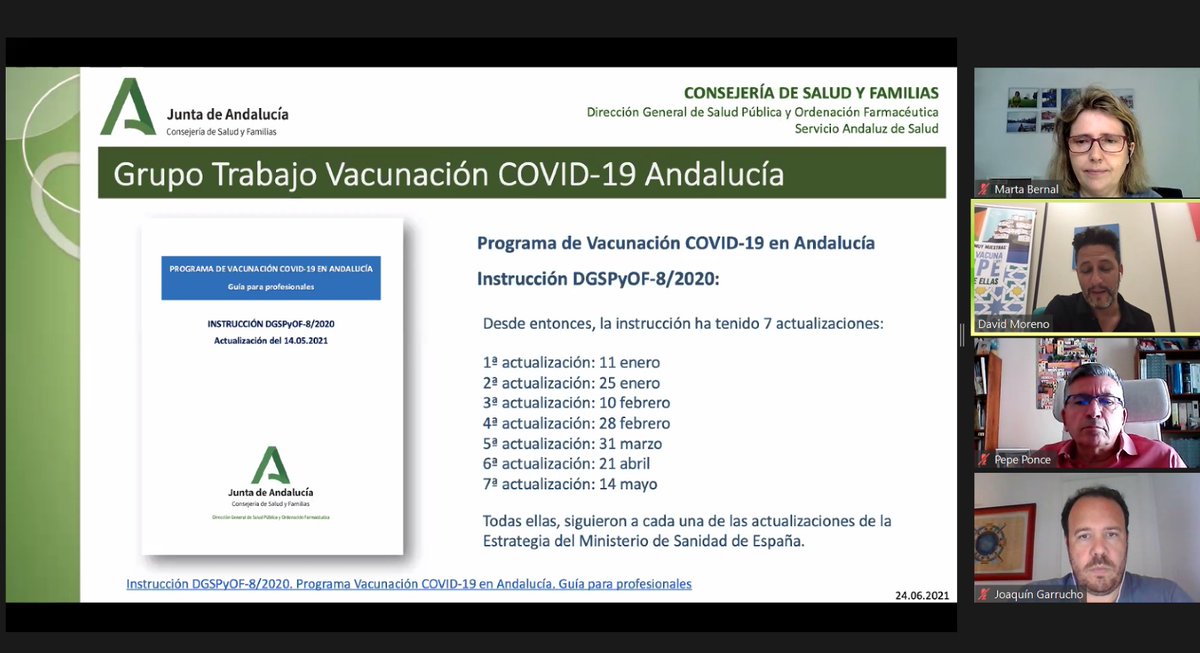 Andavac_'s tweet photo. 👩‍💻#AndavacForma Hoy toca segunda edición del  'Seminario de iniciación a la #VacunaciónCOVID19' dirigido a profesionales de enfermería recién incorporados y jubilados voluntarios.

Objetivo 👉 acelerar el proceso de vacunación en #Andalucía

#AndalucíaSeVacuna #VacunaCOVID19 https://t.co/xWPbeRU4wd